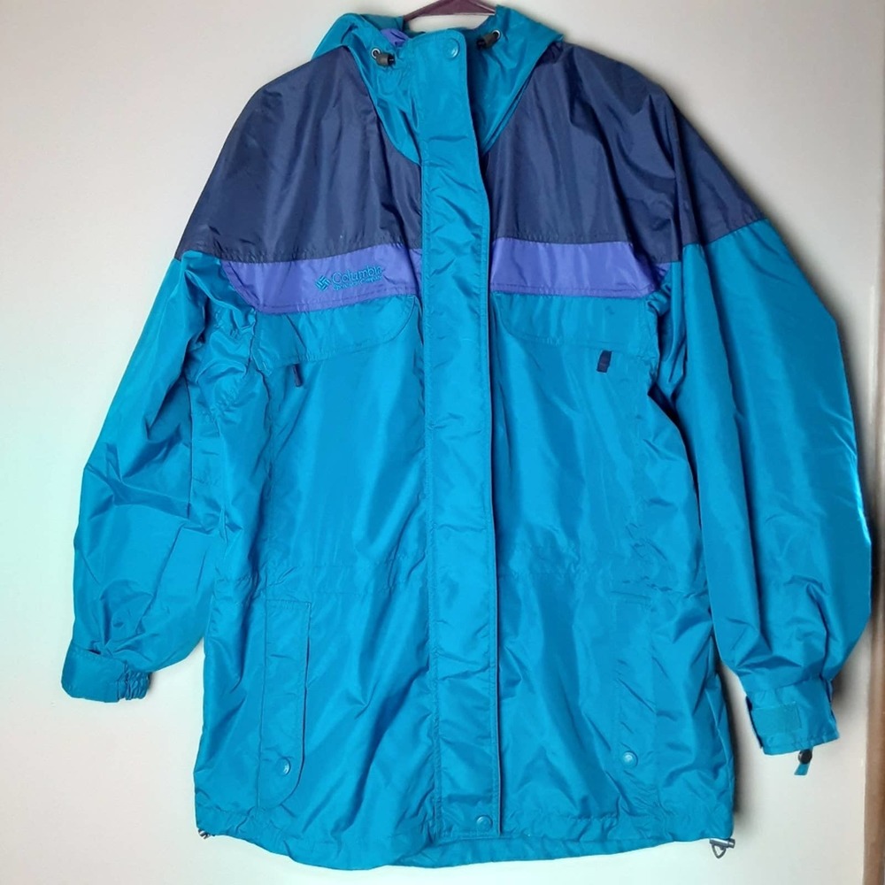 Vintage Columbia Wind Jacket Hooded Coat